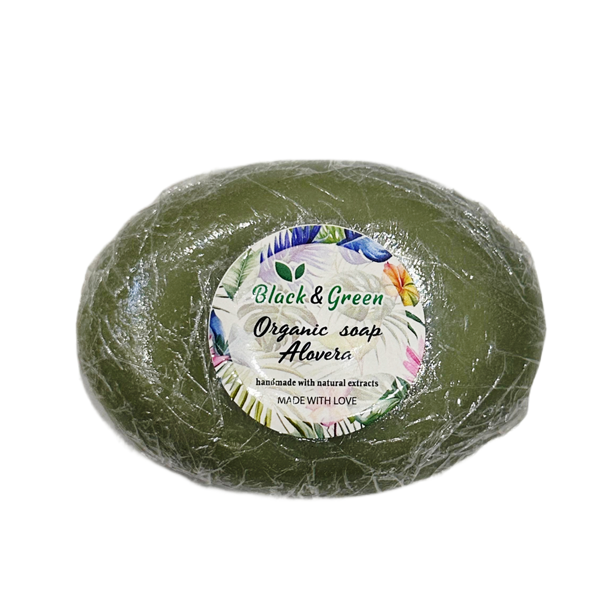 Black and Green herbal Soap (Alovera)