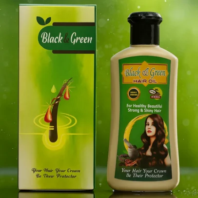 Black and Green Herbal Hair oil 200ml